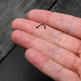 20G 1/4 Black ASTM F-136 Implant Grade Titanium Cone End Left Side Nose Screw