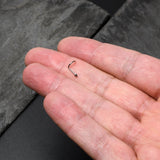 20G 1/4 ASTM F-136 Implant Grade Titanium Cone End Left Side Nose Screw