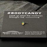 20G 7mm Sweet Happy Leprechaun St Patricks L Shape Nose Ring