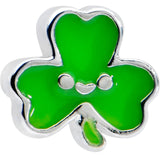 20G 7mm Sweet Happy Shamrock St Patricks L Shape Nose Ring
