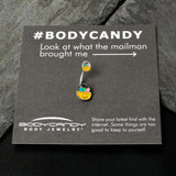 Celebration Easter Basket Double Mount Belly Ring