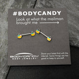 14G 9/16 Celebration Easter Basket Barbell Nipple Ring Set