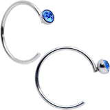 20G 5/16 Nose Hoop Gem Faux Opal Pack Pretty Nose Ring Set of 6