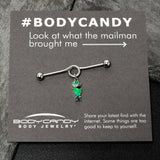 14G Fancy Leprechaun St Patricks Dangle Project Bar 38mm