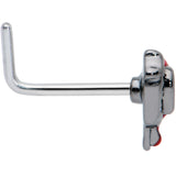 20G 7mm Clear Gem Bleeding Heart L Shape Nose Ring