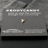 20G 7mm Gold Tone Cutie Easter Bunny L Shape Nose Ring