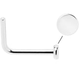 20G 1/4 ASTM F-136 Implant Grade Titanium 2mm Disc End L Shape Nose Ring