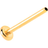 20G 5/16 Gold Hue ASTM F-136 Implant Grade Titanium Threadless Post Only Labret