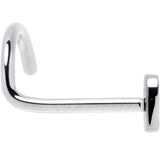 20G 1/4 ASTM F-136 Implant Grade Titanium Heart Threadless Left Side Nose Screw