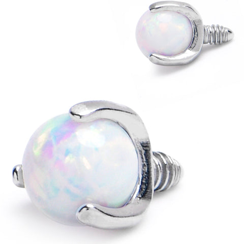 14G 3mm Synthetic Opal Internally Threaded Replacement Ball