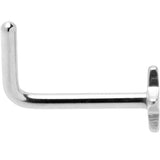 20G 1/4 ASTM F-136 Implant Grade Titanium Star End L Shape Nose Ring