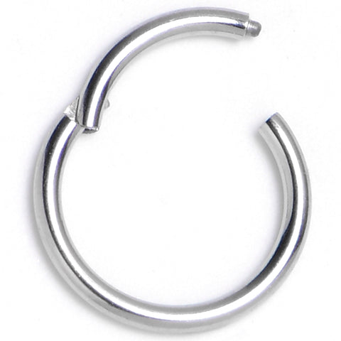 20G 1/4 316L Surgical Steel Precision Hinged Segment Hoop