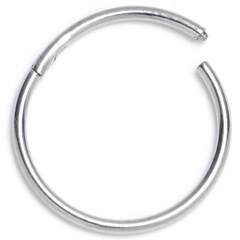 20G 3/8 316L Surgical Steel Precision Hinged Segment Hoop