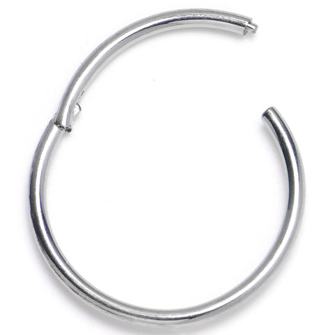 20G 3/8 ASTM F-136 Titainum Percision Hinged Segment Hoop