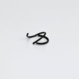 20G 5/16 Black Double Nose Hoop