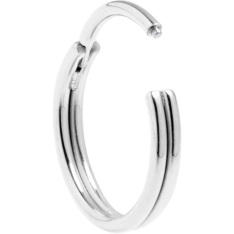 20G 5/16 316L Surgical Steel Double Precision Hinged Segment Ring