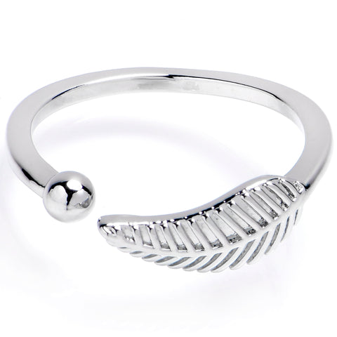 A Little Leaf Adjustable Toe Ring