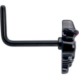 20G 7mm Clear CZ Gem Black Raven Witch L Shape Nose Ring