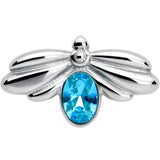 Blue Gem Little Cutie Bee Barbell Tongue Ring
