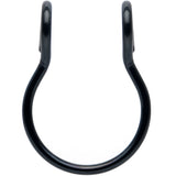 Black Stainless Steel Clip on Fake Septum Nose Hoop