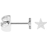 4mm-8mm Stars Stud 316L Stainless Steel Earrings 6 Pack