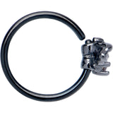 20G 5/16 Aurora Gem Black Beauty Bug Nose Hoop