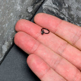 20G 5/16 Aurora Gem Black Beauty Bug Nose Hoop