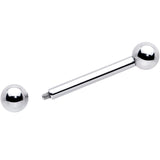 10G Stainless Straight Steel Barbell 3/4 6mm