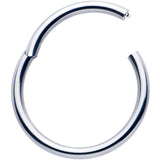 14G 9/16 316L Surgical Steel Precision Hinged Segment Hoop