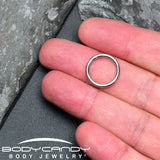 12G 9/16 316L Surgical Steel Precision Hinged Segment Hoop