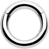 6G 9/16 316L Surgical Steel Precision Hinged Segment Hoop