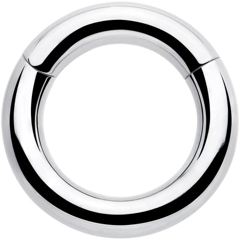 6G 9/16 316L Surgical Steel Precision Hinged Segment Hoop