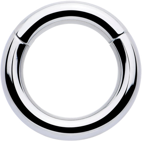 8G 1/2 316L Surgical Steel Precision Hinged Segment Hoop