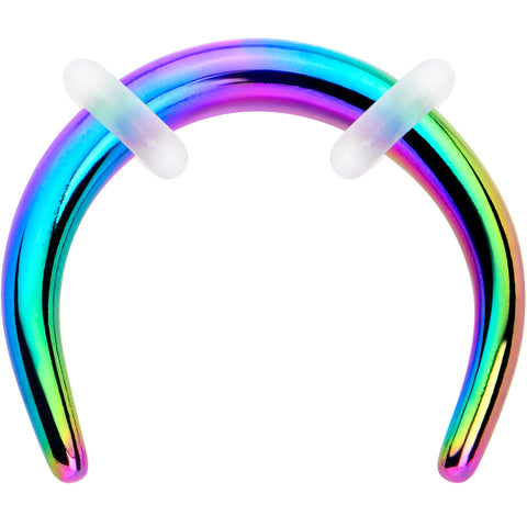 14G 5/16 Rainbow Pincher Crescent Taper