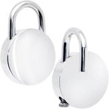 8G Round Padlock Ear Weight Set