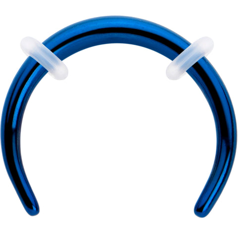 14G 3/8 Blue Pincher Crescent Taper