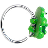 20G 5/16 Texture Turtle Nose Hoop