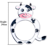 14G 9/16 Moo Cow Nipple Shield Set