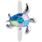 20G 5/16 Glitter Turtle Nose Hoop