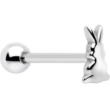 Bunny Rabbit Easter Barbell Tongue Ring