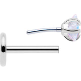 3mm CZ Star Flat Back Stud Earrings - 1 Pair