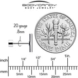 Classic Style Flat Back Stud Earrings - 3 Pairs