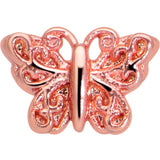 20G 7mm Butterfly Classic L Shape Nose Ring