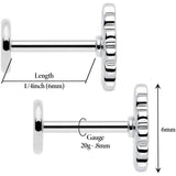 Cheery Sunflower Flat Back Earring Set of 2