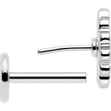 Cheery Sunflower Flat Back Earring Set of 2