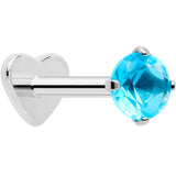 18G 5/16 CZ Implant Grade Titanium Reversible Threadless Flatback