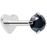 18G 5/16 CZ Implant Grade Titanium Reversible Threadless Flatback