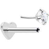 18G 5/16 CZ Implant Grade Titanium Reversible Threadless Flatback