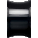 Black Hand Polished Double Flare Tunnel Plug Set 6mm to 25mm