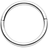 20G Implant Grade Titanium Half Closure Hinged Segment Ring